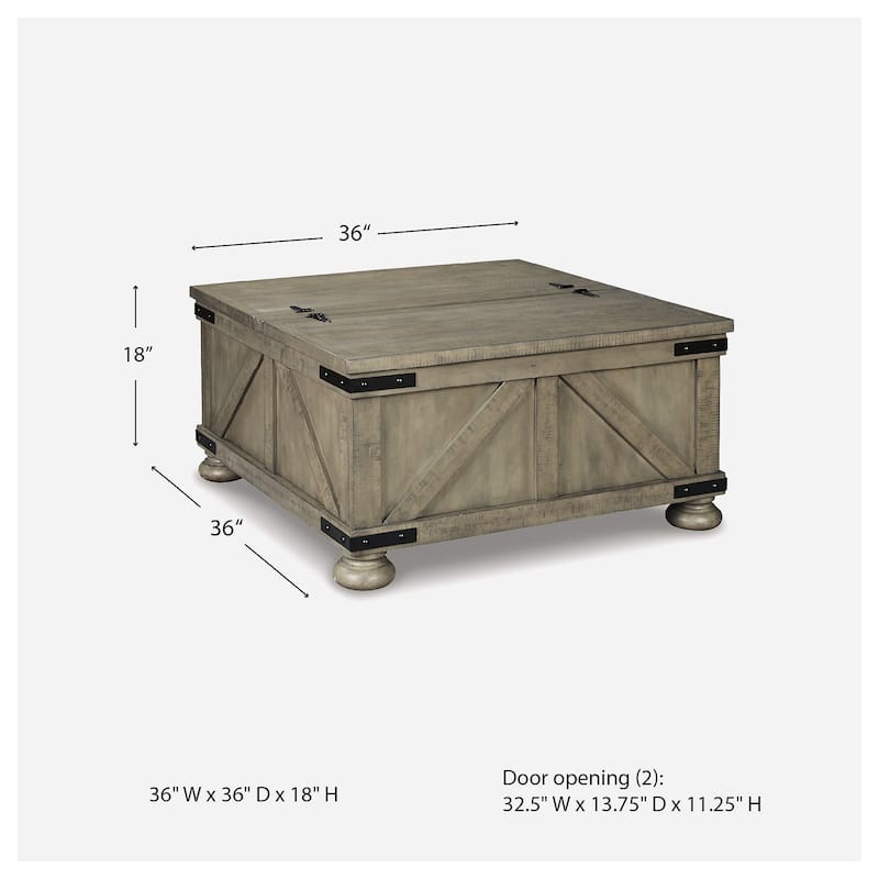 Aldwin Grey Coffee Table