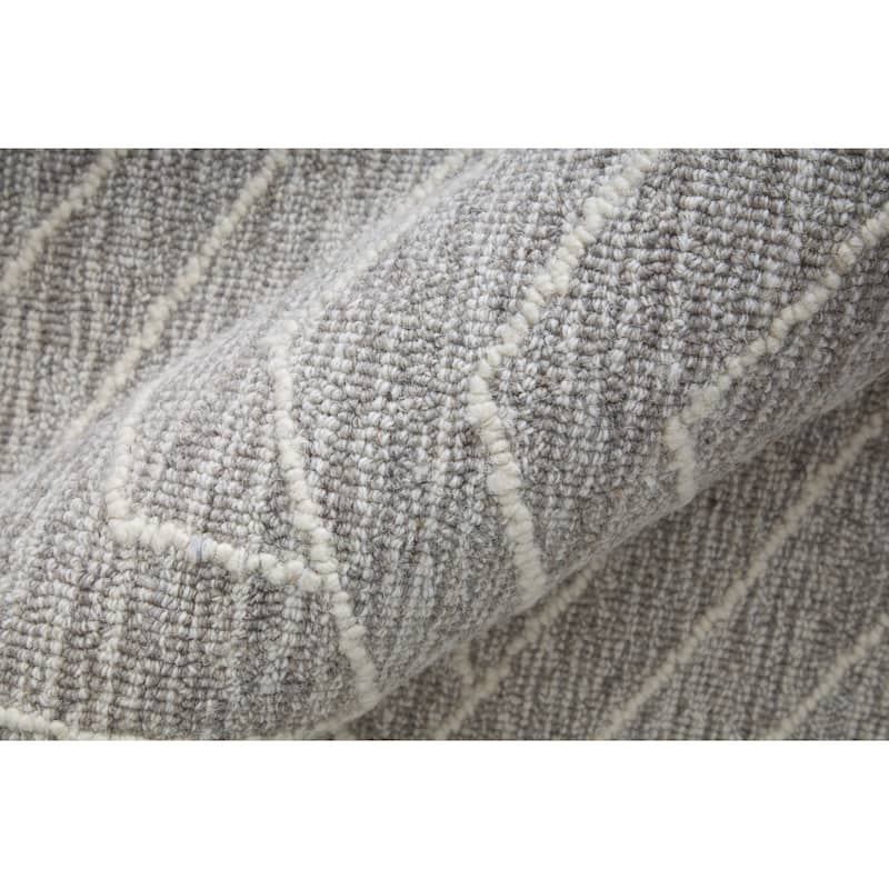 Grand Bazaar Pinston Hand Tufted Abstract Modern Area Rug
