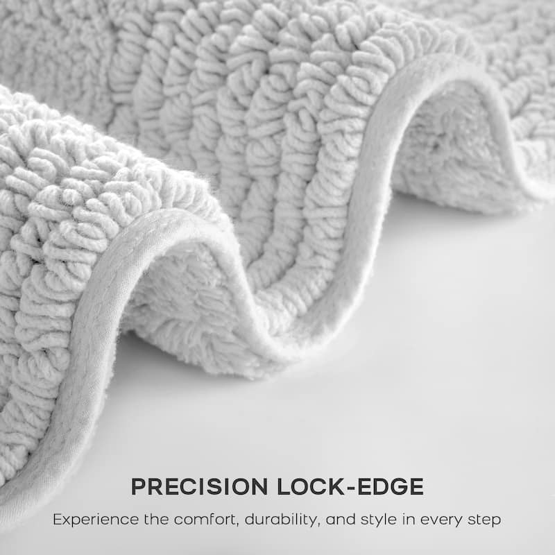 Madison Park Signature Splendor 100-percent Cotton Tufted 3000 GSM Reversible Bath Rug