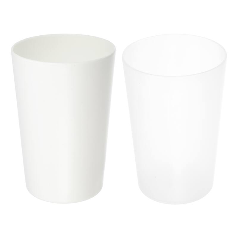 2pcs Bathroom Toothbrush Tumblers PP Cup 4.52"x3.03"