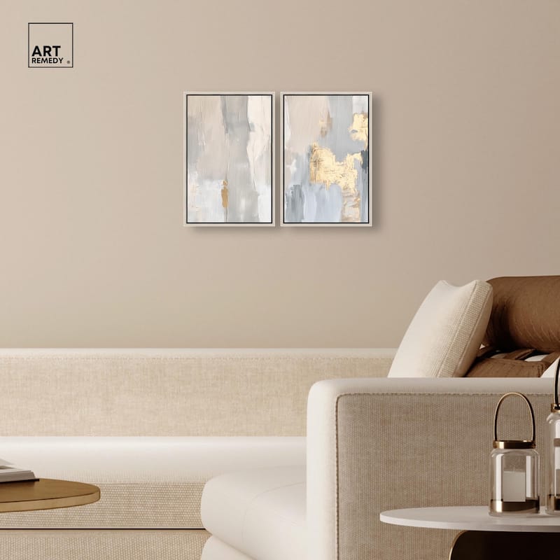 Gilded Driftwood I Canvas Set of 2 by Art Remedy
