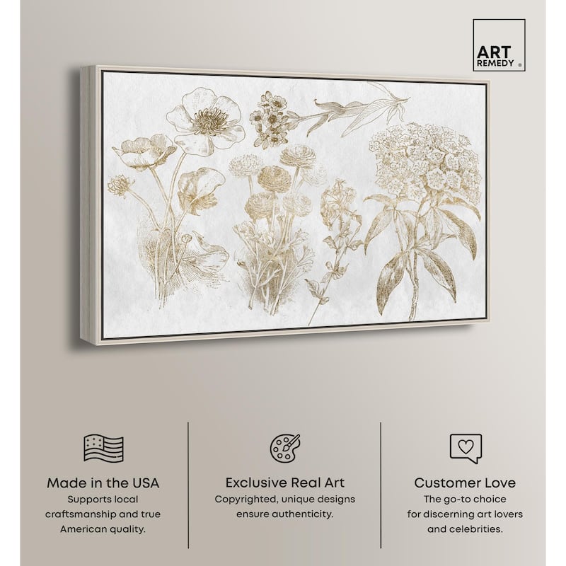 Floral Selection Canvas by Art Remedy