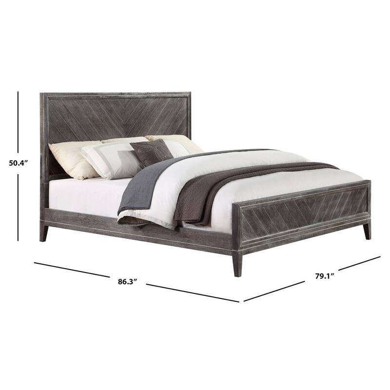 SAFAVIEH Couture Almira Wood Bed