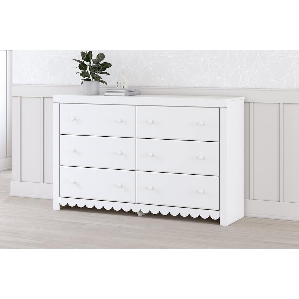 Signature Design by Ashley Mollviney White Dresser