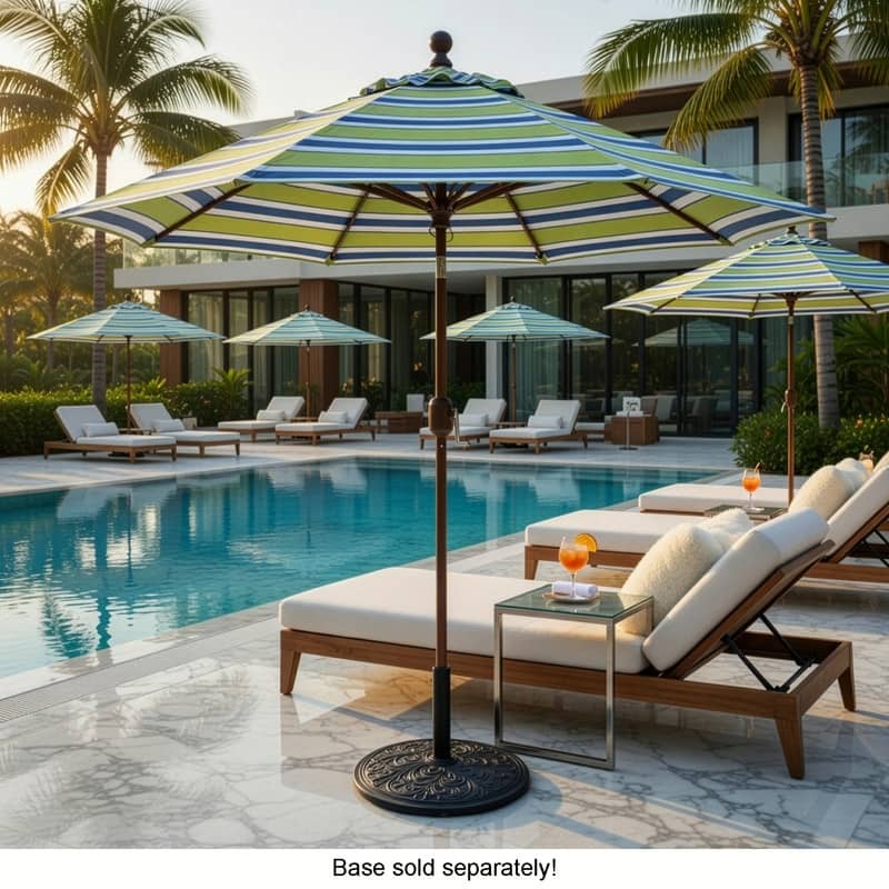 Tropishade 7.5' Market Umbrella with Sunbrella 56027 Kincaid Parrot