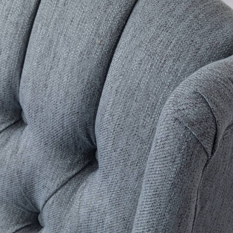 Mohaven Contemporary Tufted Wingback Swivel Recliner by Christopher Knight Home