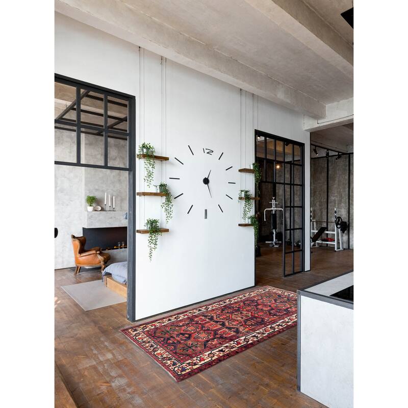 ECARPETGALLERY Hand-knotted Konya Anatolian Dark Navy, Red Wool Rug - 5'3 x 8'6