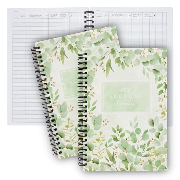 slide 2 of 8, 2 Pack My Account Expense Tracker Notebook, Ledger Books for Bookkeeping, Small Business (6 x 8.5 In, 50 Sheets Each)
