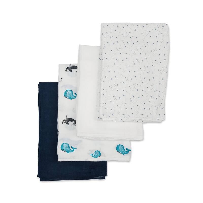 lulujo 4pk Swaddles Bamboo
