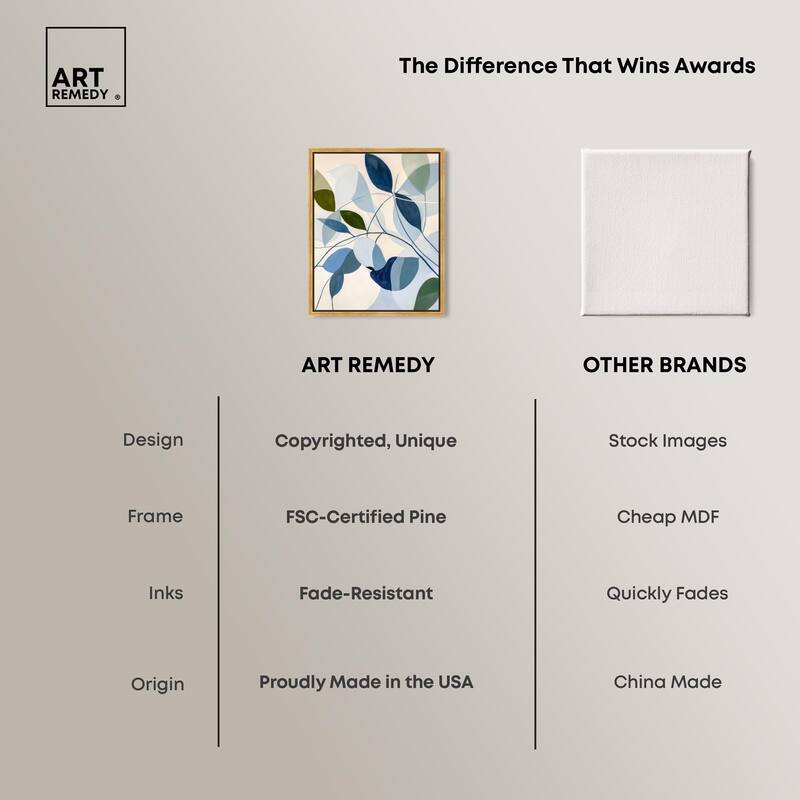 Woven Botanicals I Canvas by Art Remedy