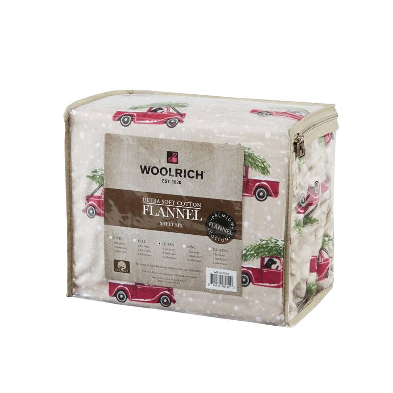 Woolrich Cotton Flannel Sheet Set