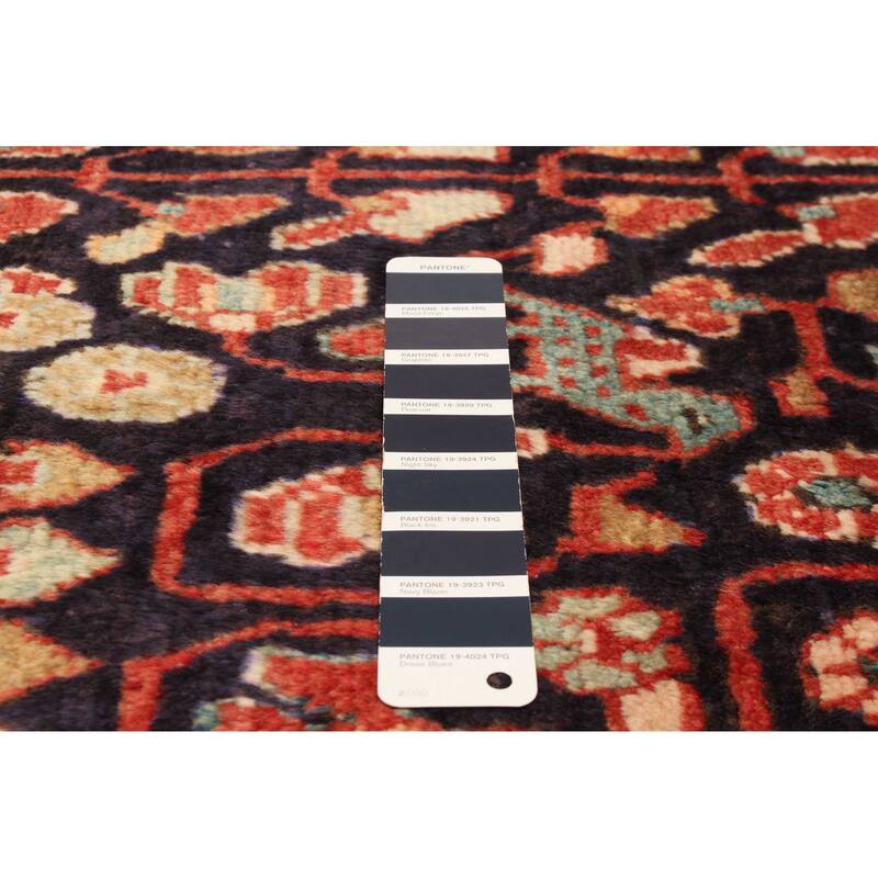 ECARPETGALLERY Hand-knotted Andelz Navy Wool Rug - 4'2 x 7'10