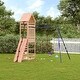 preview thumbnail 1 of 19, vidaXL Swing Set Outdoor Backyard Wooden Playground Equipment for Kids Age 3-8 96.5" x 101.2" x 103.9" Douglas