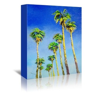 Americanflat - 8" x 10" Palm Trees On The Road by Suren Nersisyan ...
