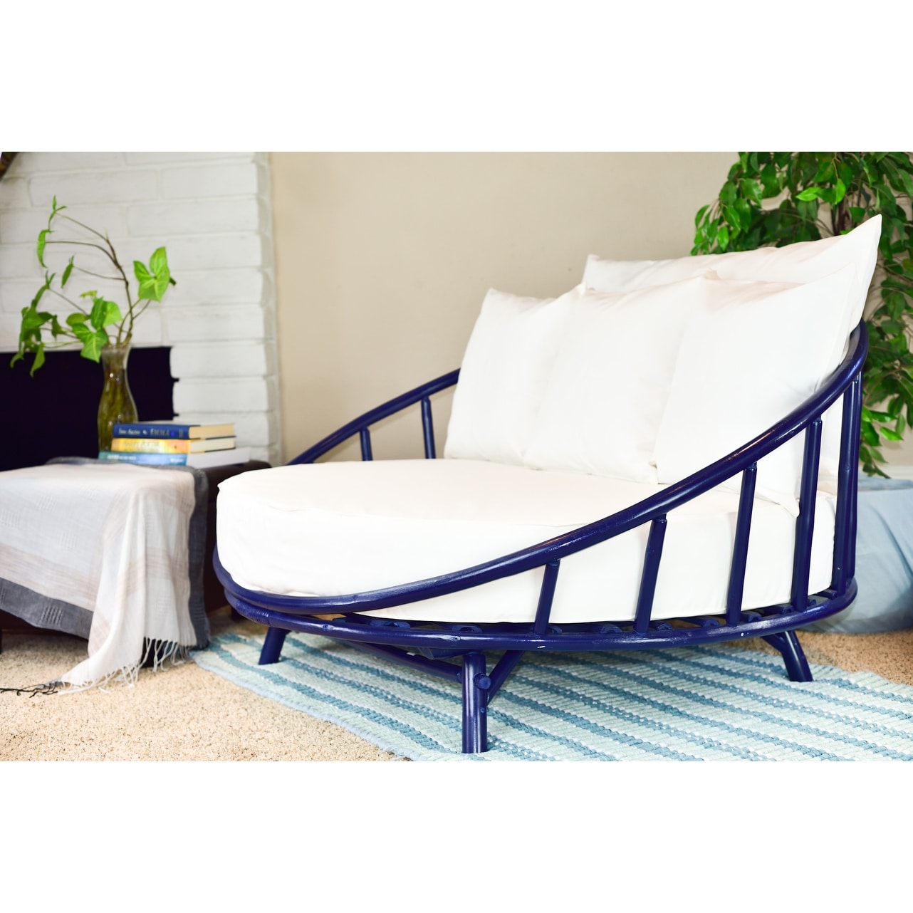 Large Round Bamboo Sofa Chair Bed Bath Beyond 28121644