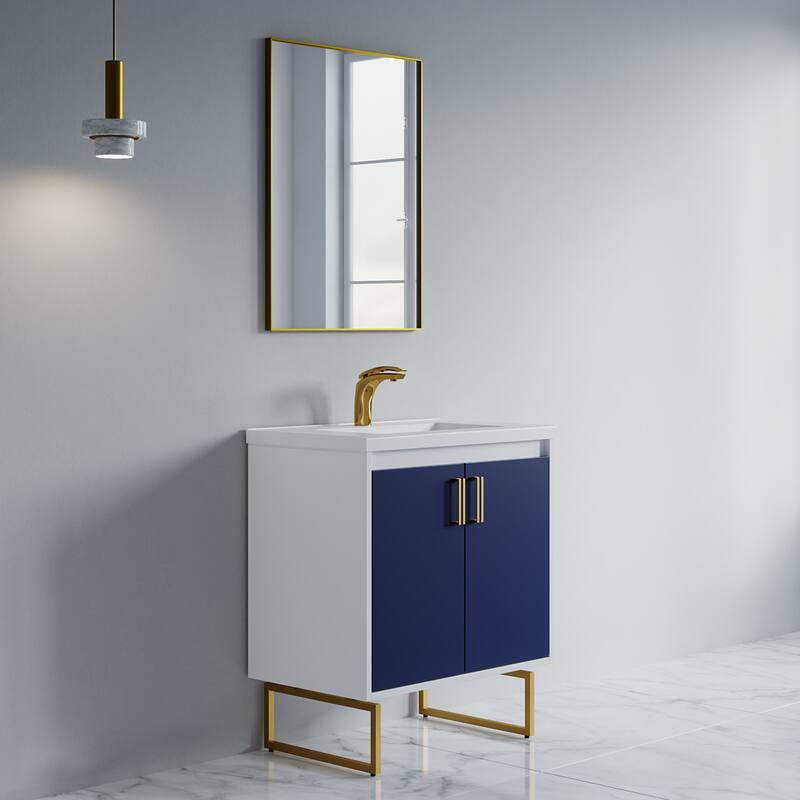 Kennan 30" Single Bathroom Vanity Set with Rectangle Legs
