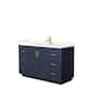 Option Dark Blue, Gold Trim, Giotto Quartz Top