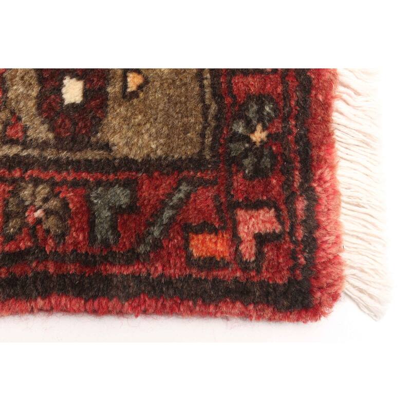 ECARPETGALLERY Hand-knotted Andelz Red Wool Rug - 3'3 x 5'7