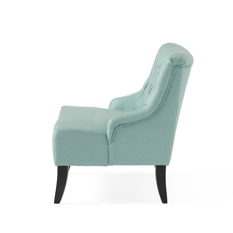 Nicole Polyester Blend Fabric Settee by Christopher Knight Home - 29.25"L x 43.75"W x 30.50"H