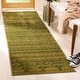 preview thumbnail 32 of 103, SAFAVIEH Adirondack Dixie Rustic Boho Rug 2'6" x 10' Runner - Green/Dark Green - Runner