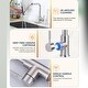 preview thumbnail 5 of 79, WOWOW Single Handle Waterfall Pull Down Sprayer Kitchen Faucet