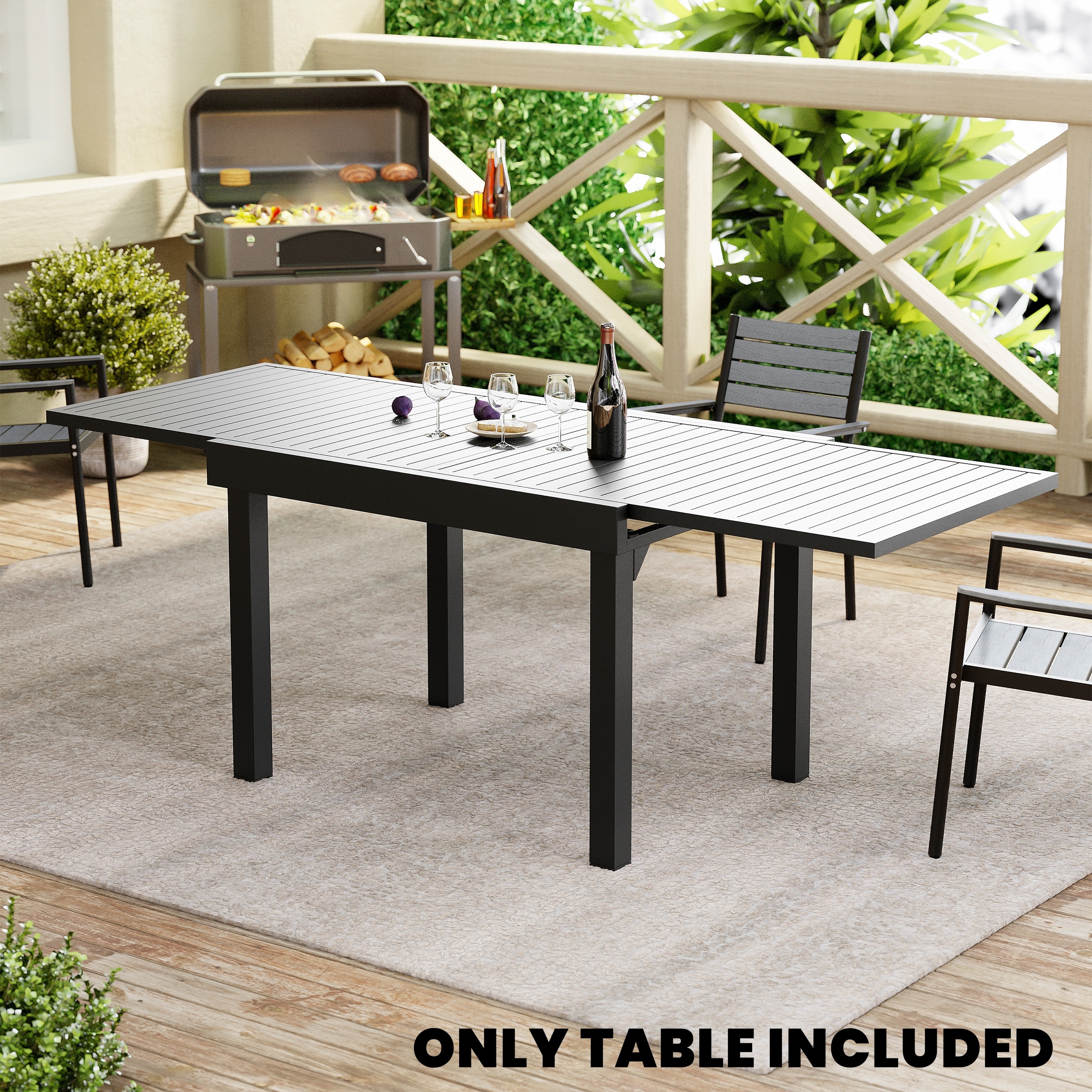 Option Black - 82.7 inches long