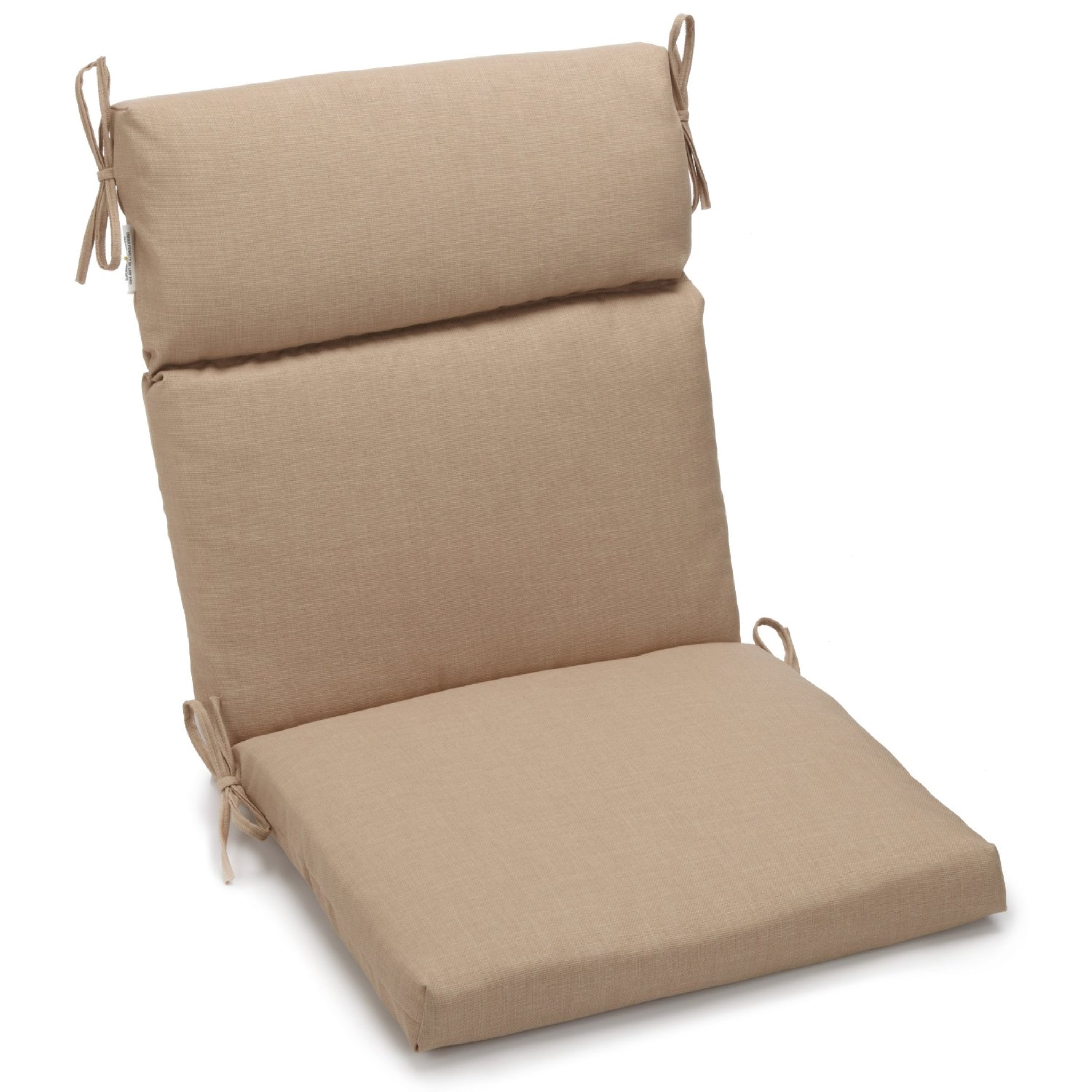 20-inch by 42-inch Three-section Outdoor Seat/Back Chair Cushion - On Sale  - Bed Bath & Beyond - 8366222