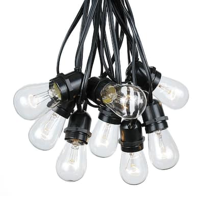 100/330 Foot S14 Edison Outdoor Patio String Lights, Market Lights