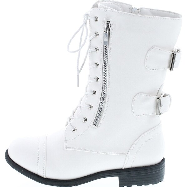 top moda white boots