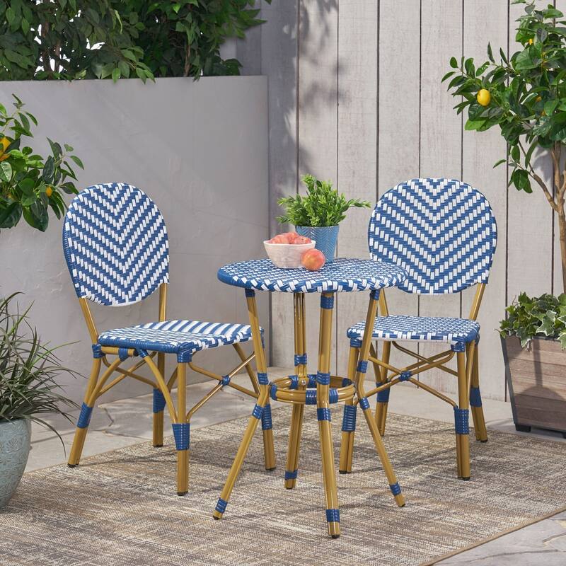 Outdoor Aluminum Bistro Set with Sophisticated Design