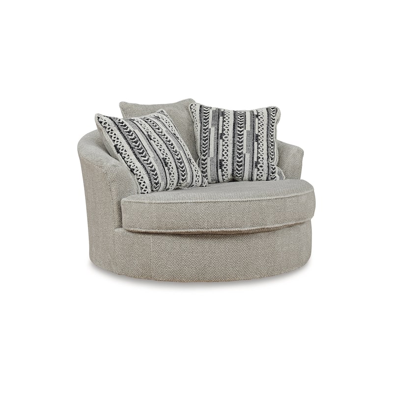 Signature Design by Ashley Calnita Beige 2-Piece Upholstery Package - 56" W x 55" D x 36" H