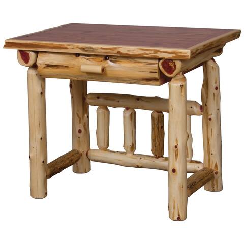 Red Cedar Log - Student Desk