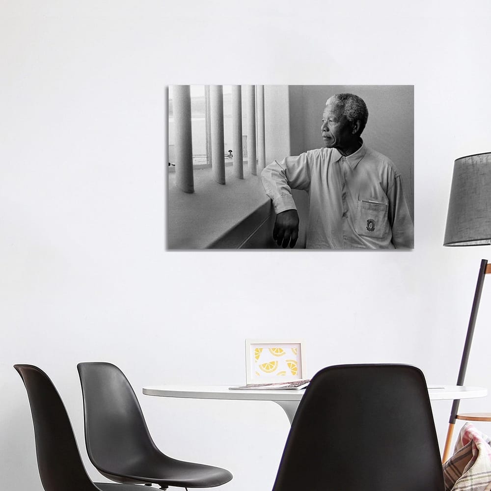 iCanvas "Nelson Mandela Portrait" by Unknown Artist Canvas Print