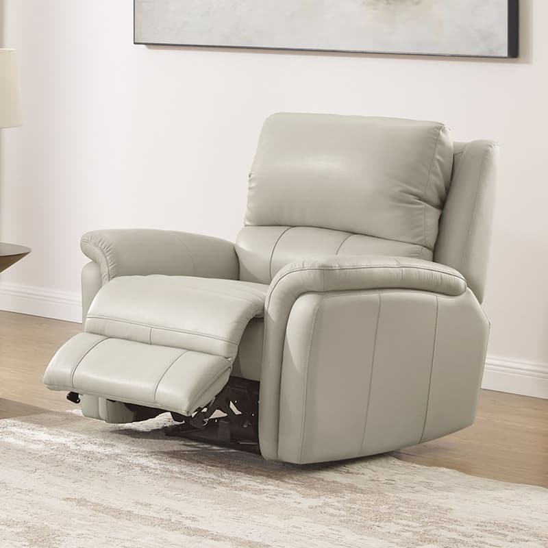Hydeline Erindale Zero Gravity Power Recline and Headrest Top Grain Leather Recliner
