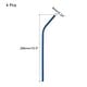 preview thumbnail 10 of 12, Reusable Metal Straws 4Pcs, Stainless Steel Bent Drinking Straw 10.5" Blue