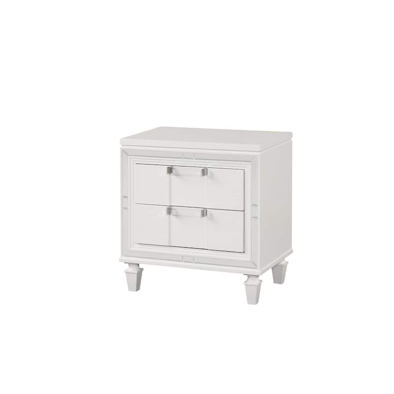 Genoa 2-Drawer 26 in. W Nightstand