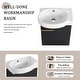 preview thumbnail 25 of 55, Beingnext 16"/23" Bathroom Vanity with Sink, Floating/Freestanding Bathroom Vanity with Soft Close Door
