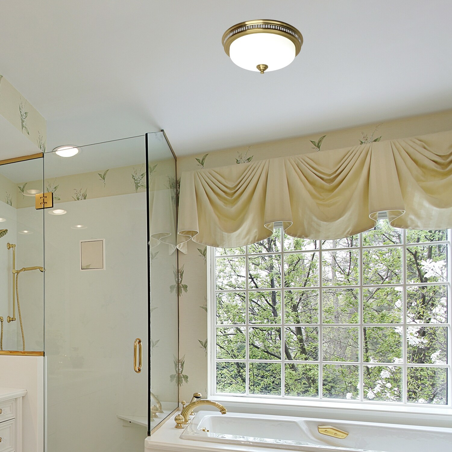 Ultra Quiet Bathroom Exhaust Fan with LED Light u0026 Nightlight 110CFM 1.5  Sone - On Sale - Bed Bath u0026 Beyond - 34999088