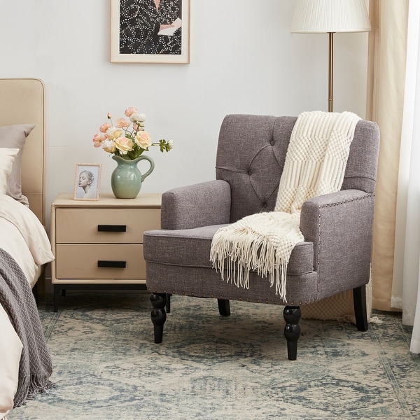 Gray accent chairs set of 2 2025