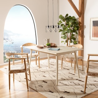 SAFAVIEH Tia Rectangle Dining Table - 55"W x 36"D x 30"H