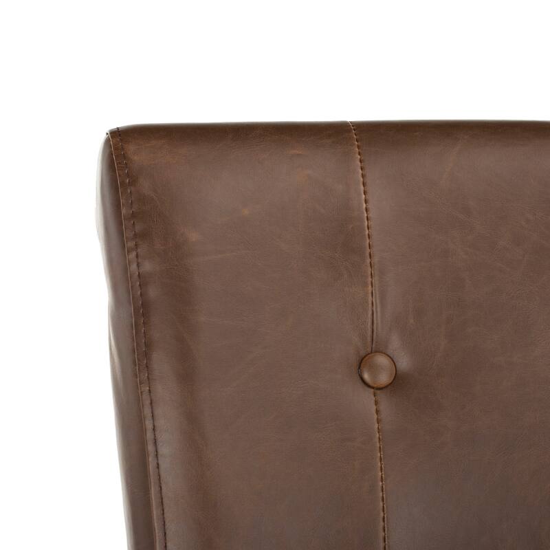 SAFAVIEH Maruse 26-inch Tufted Counter Stool (Set of 2) - 20" x 26.5" x 40.5" - 20Wx27Dx41H