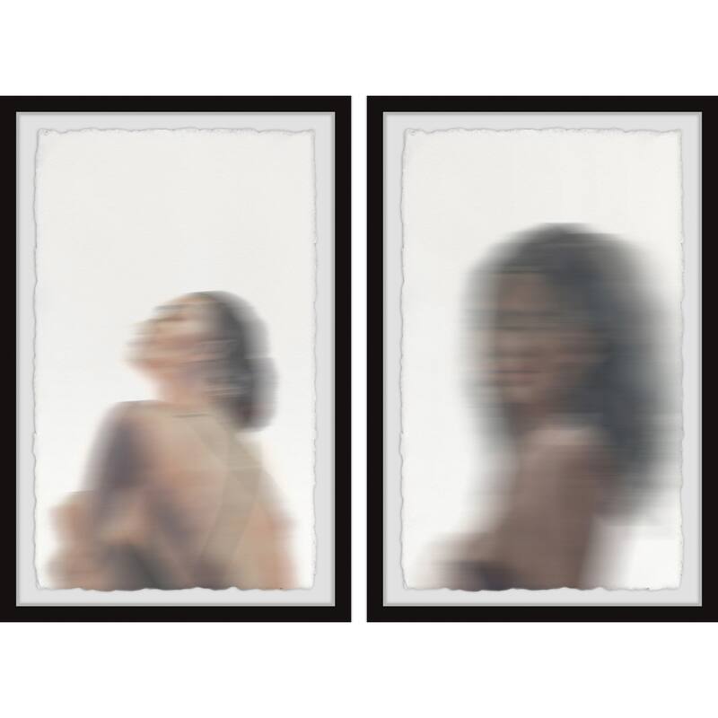 Blurry Portrait Diptych