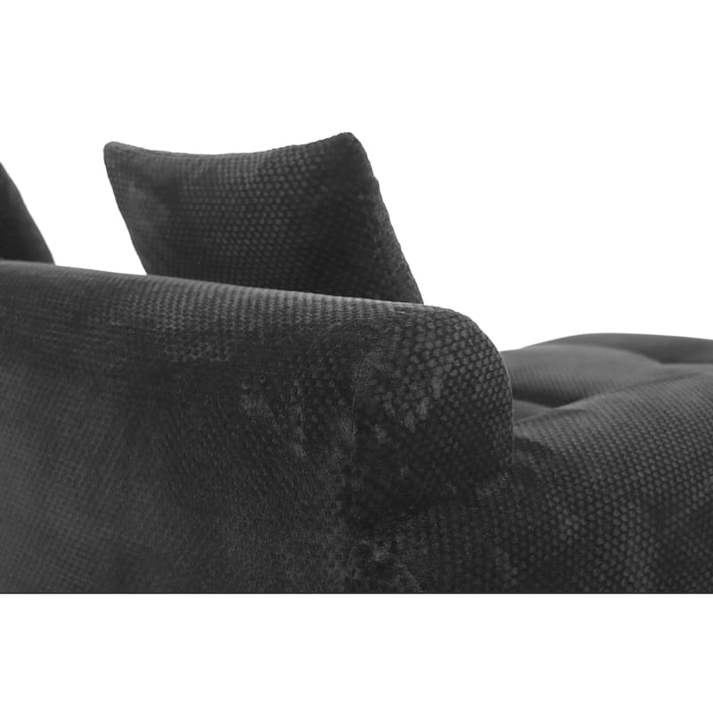 Modular Sectional Sofa, L-Shape 3 Seat Couch Memory Foam Sectional Couches for Living Room