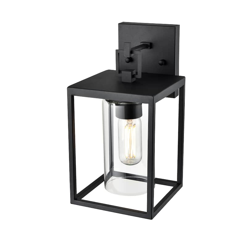Millennium Lighting Ellway 1 Light Outdoor Wall Sconce in Textured Black