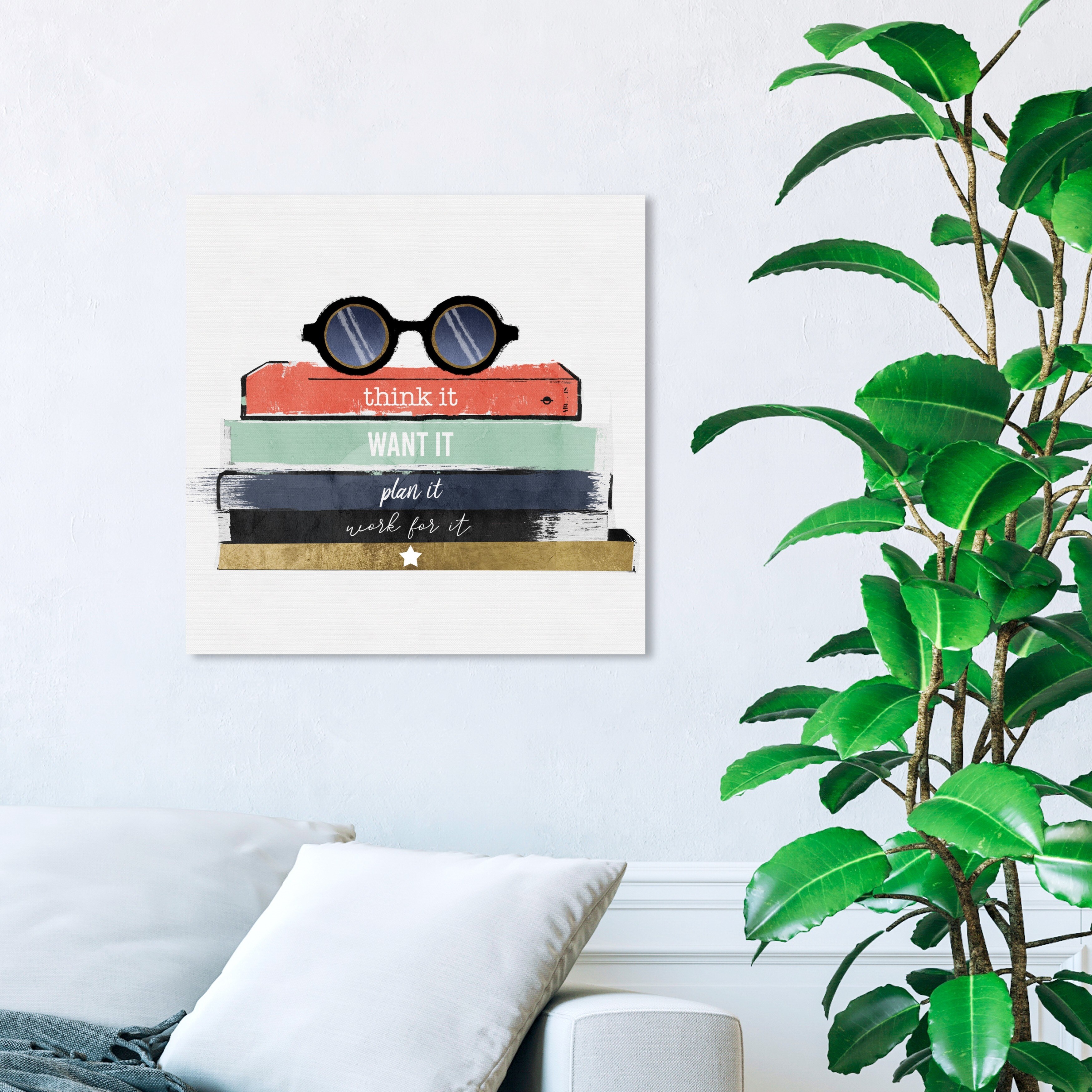 Oliver Gal Fashion and Glam Wall Art Canvas Prints 'Fashion Book  Perspective Black and White' Books - Gray, Gray - On Sale - Bed Bath &  Beyond - 30765344