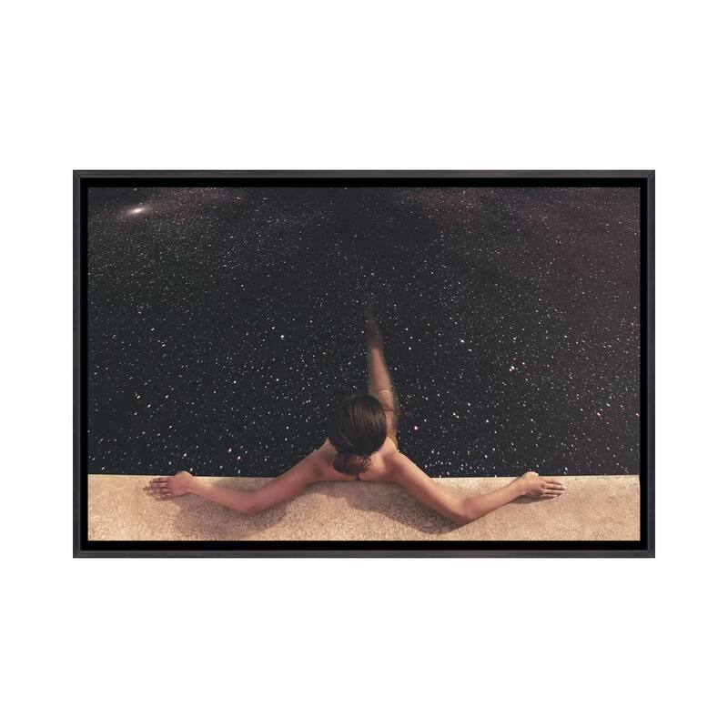 iCanvas "Holynight" by Fran Rodriguez Framed - Ebony - 32x48