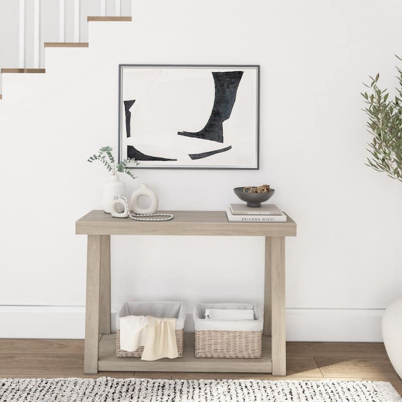 Plank and Beam Classic Console Table with Shelf - 46"
