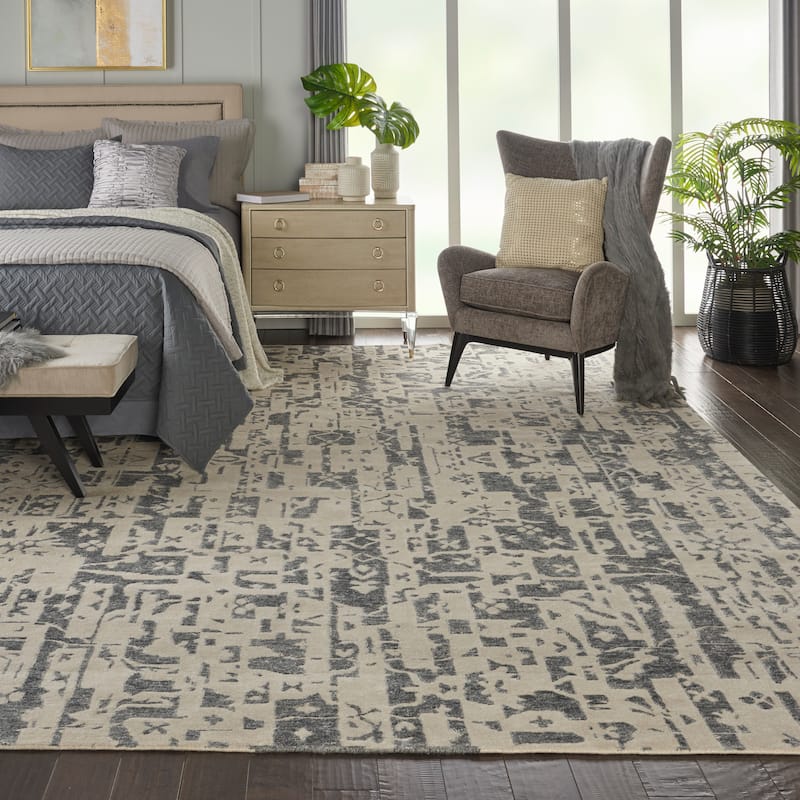 Nourison Silk Shadows Tribal Area Rug