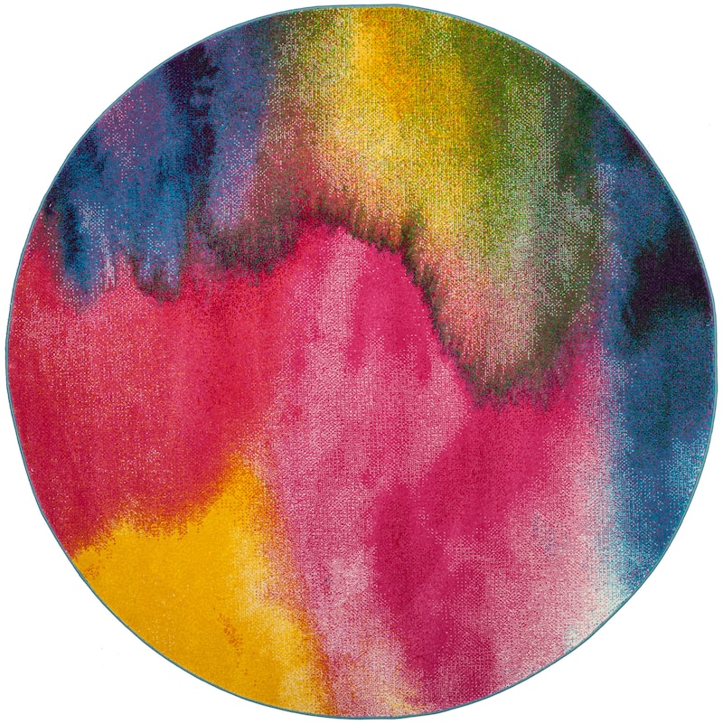 SAFAVIEH Watercolor Leila Modern Abstract Rug