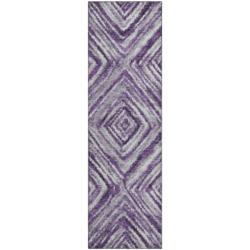 Premium Washable Super Soft Modern Diamond Mayfield Rug